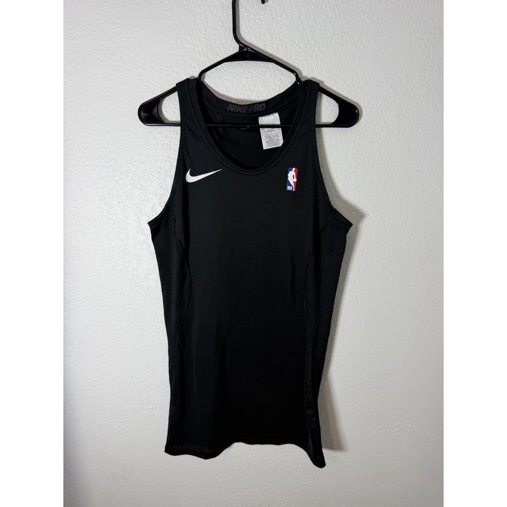 Nike Pro NBA Team Player Issued Hyper Cool Tank Top Black Men Size LT 880804-010